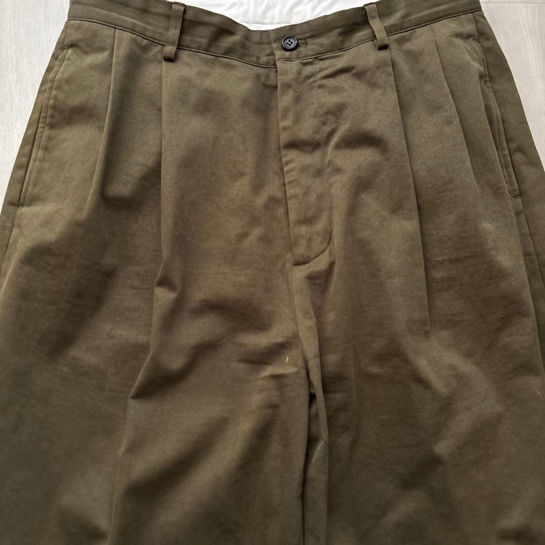 A.PRESSE Chino Trousers チノトラウザーズ Olive 2