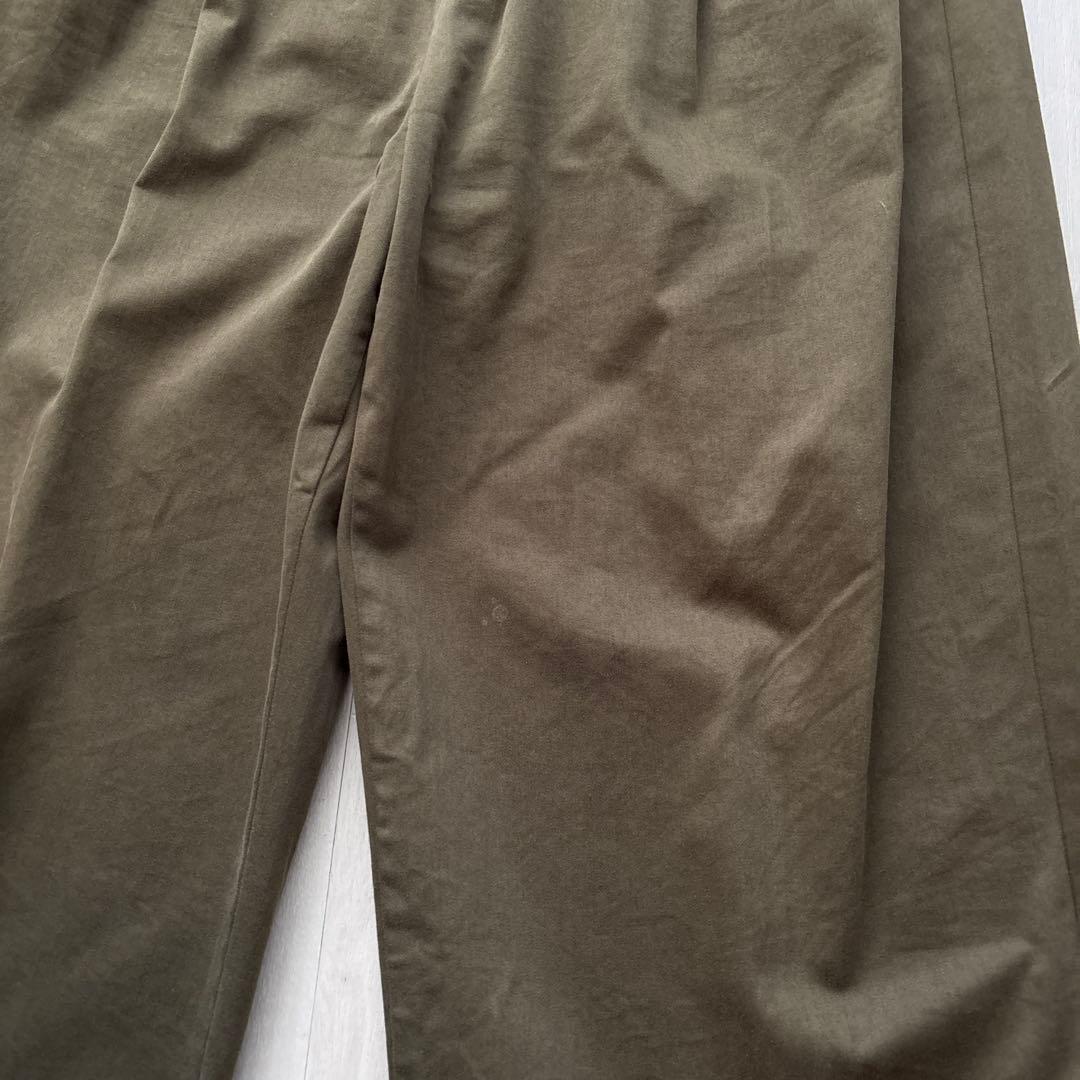A.PRESSE Chino Trousers チノトラウザーズ Olive 2