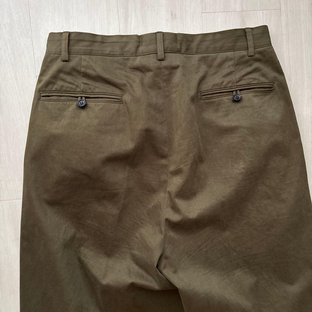 A.PRESSE Chino Trousers チノトラウザーズ Olive 2