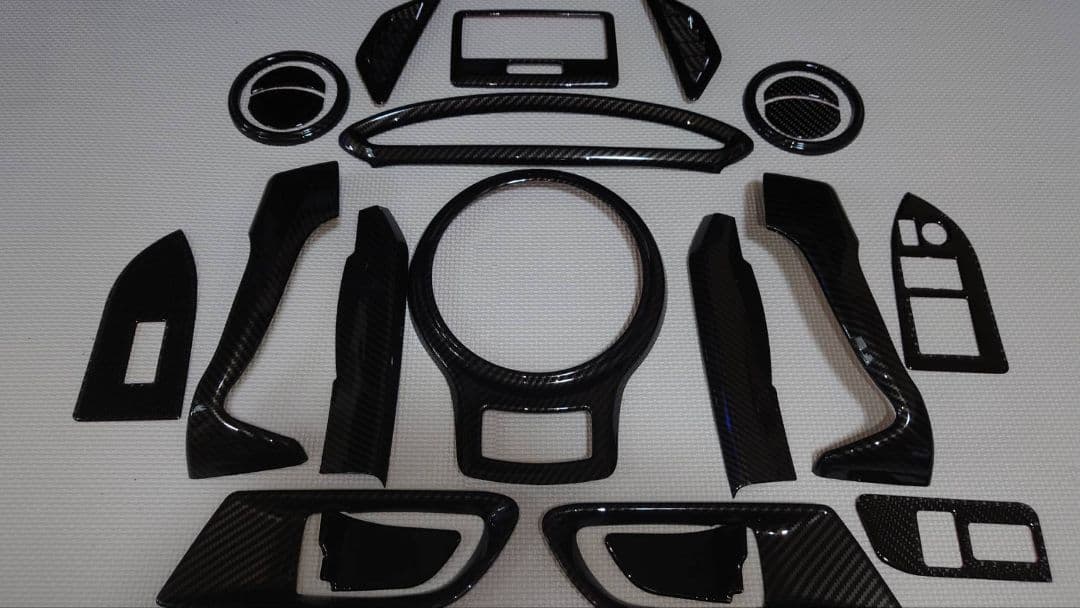 トヨタ86BRZ zn6zc6 カーボン調室内パネルカバーフルセット