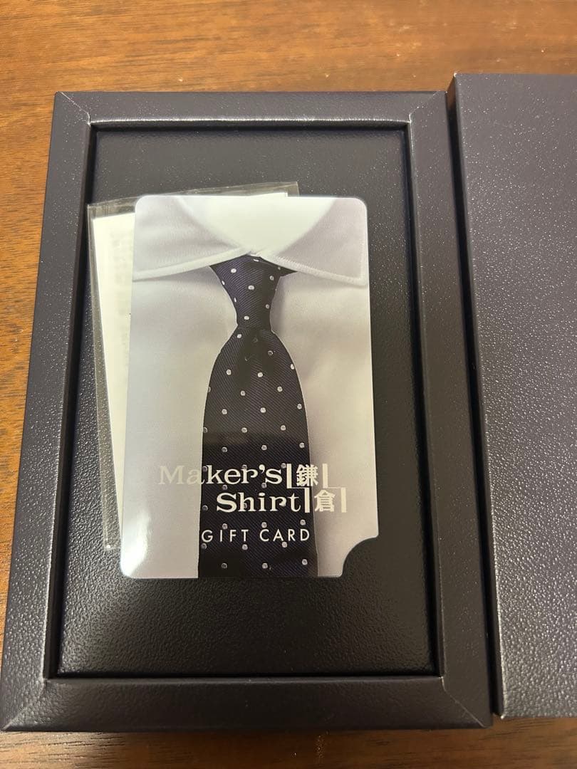 新品未使用：Maker's Shirt 鎌倉シャツ　カード