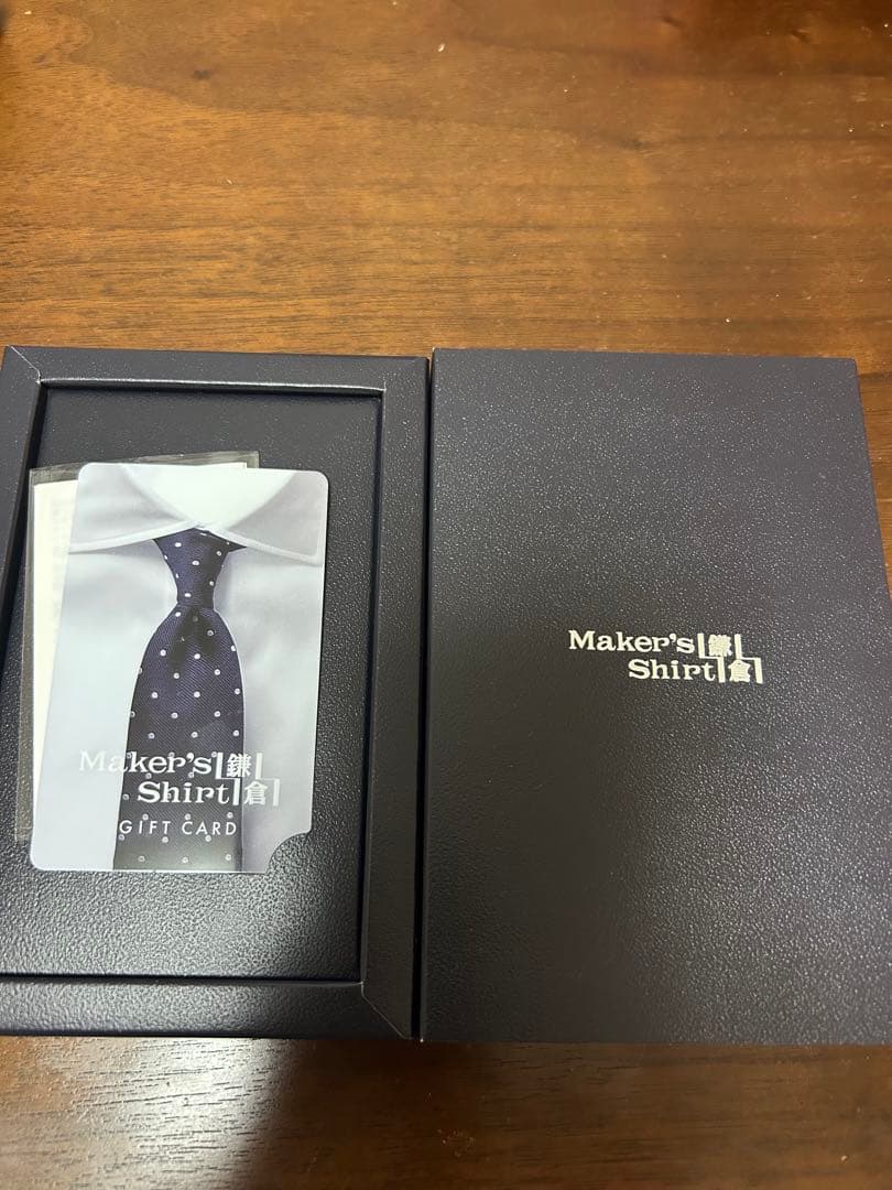 新品未使用：Maker's Shirt 鎌倉シャツ　カード