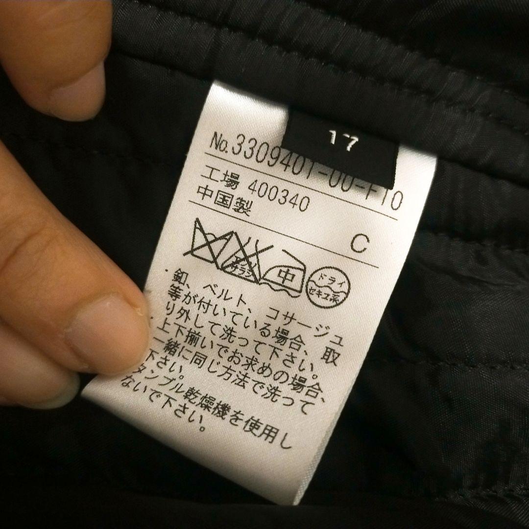 東京ソワール ロングコート ライナー、ファー取り外し可能 大きいサイズ 17 黒