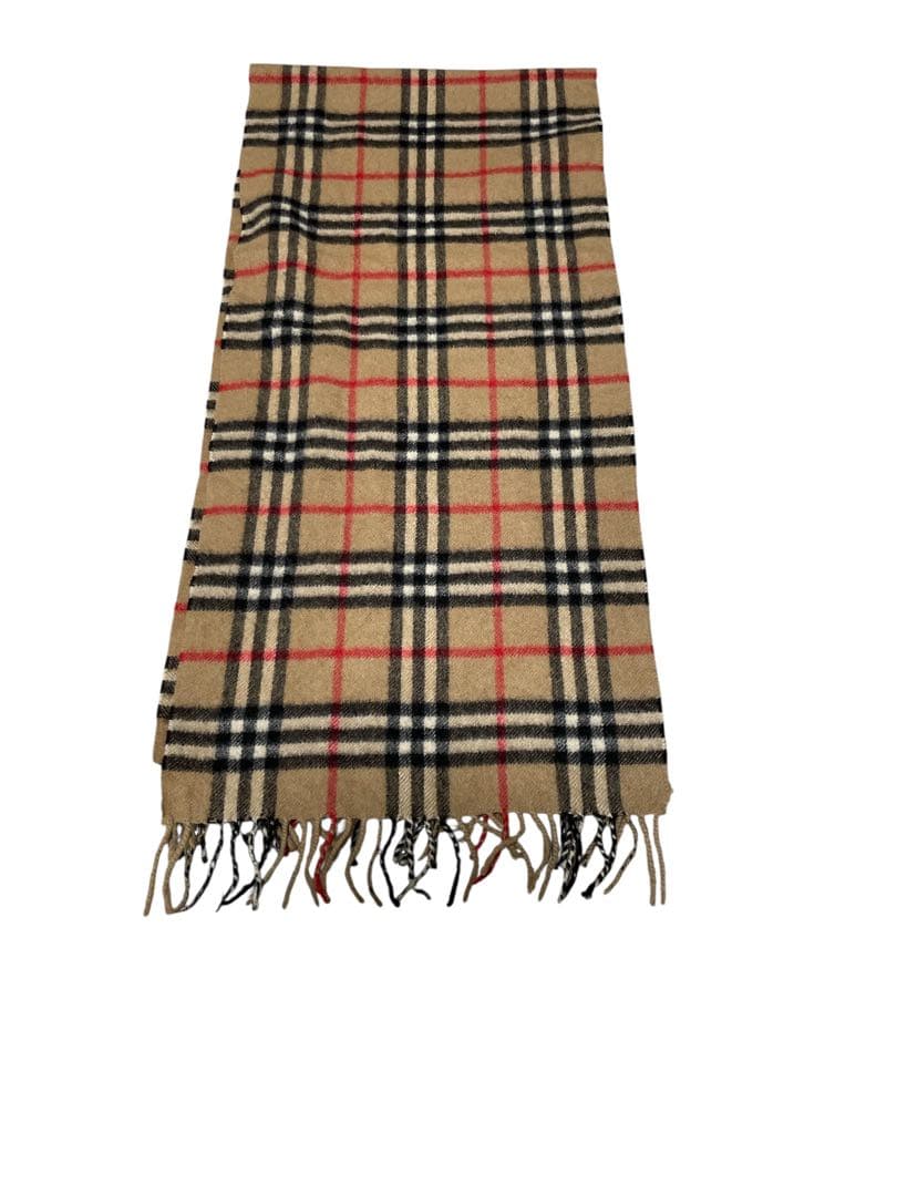 バーバリーBurberrys カシミヤ100% マフラー　ノバチェック　男女兼用