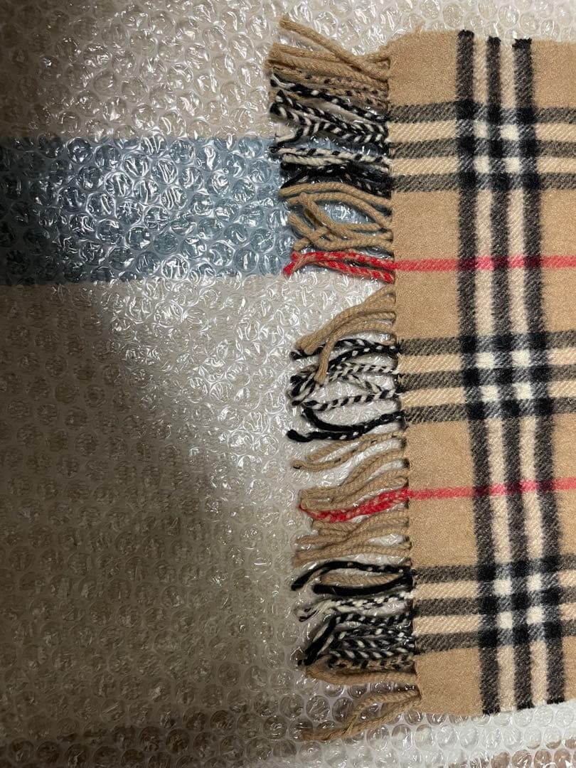 バーバリーBurberrys カシミヤ100% マフラー　ノバチェック　男女兼用