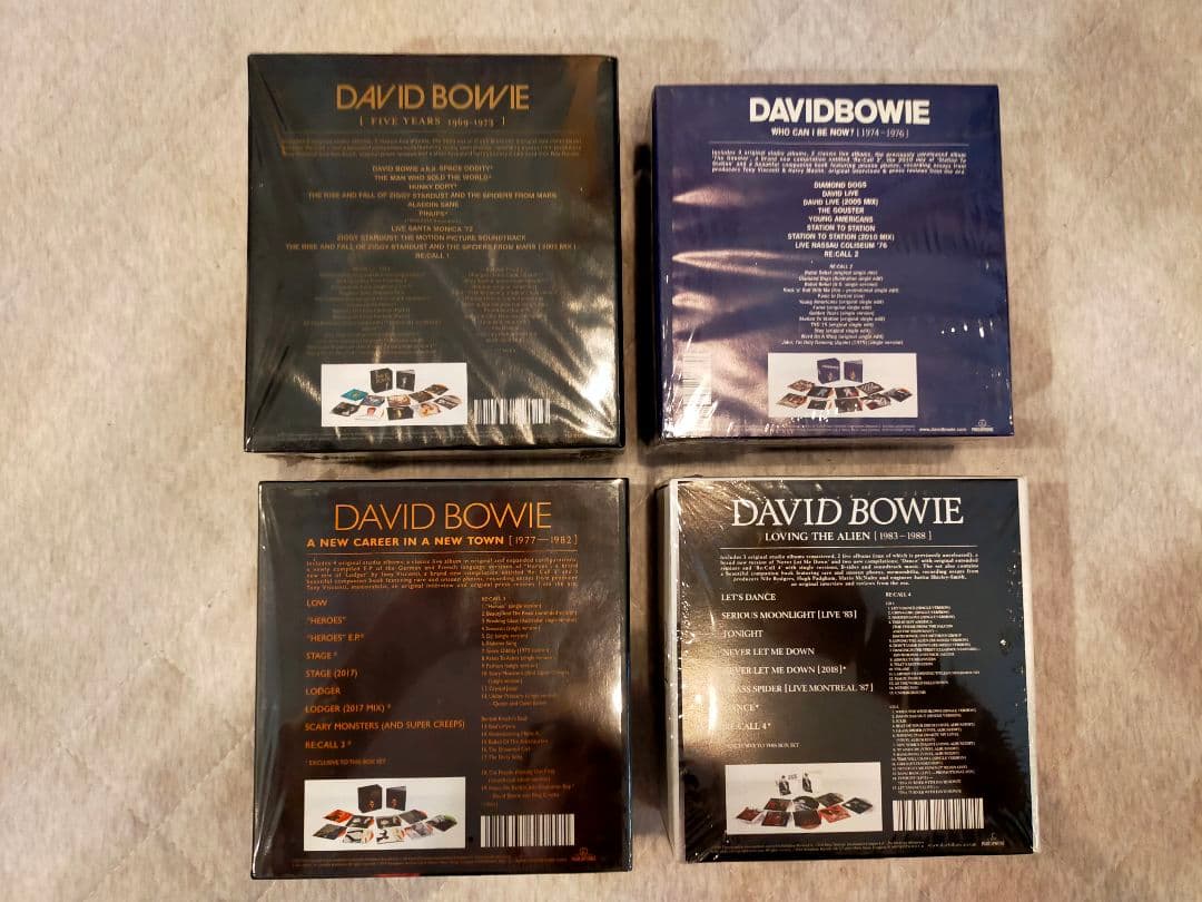 DAVID BOWIE アルバムコレクション 4BOXセット　輸入盤