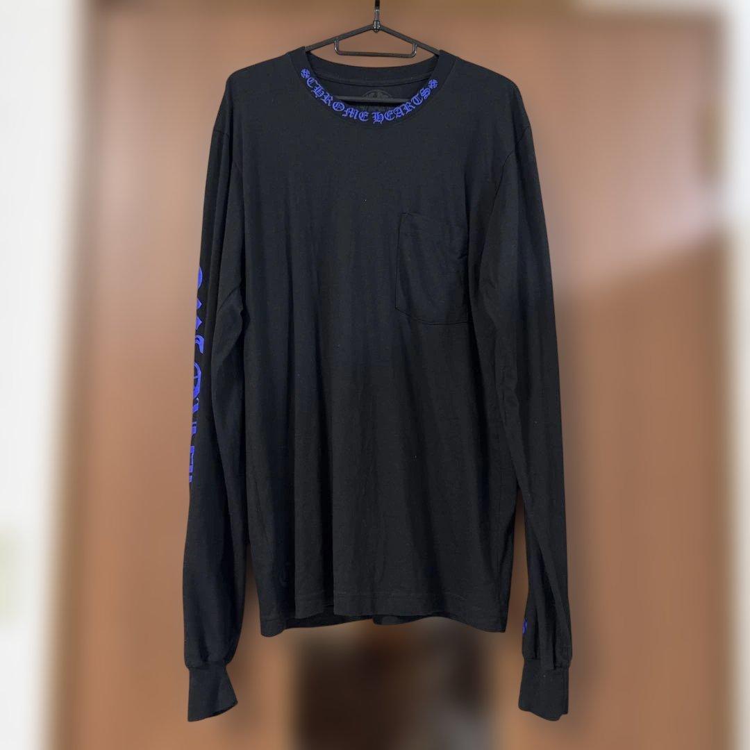 CHROME HEARTS ロンT ドジャースブルー M