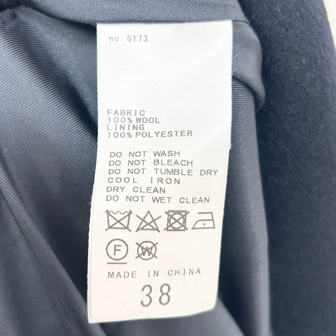 JOURNAL STANDARD スーパー160バルカラーミドルコート　ネイビー