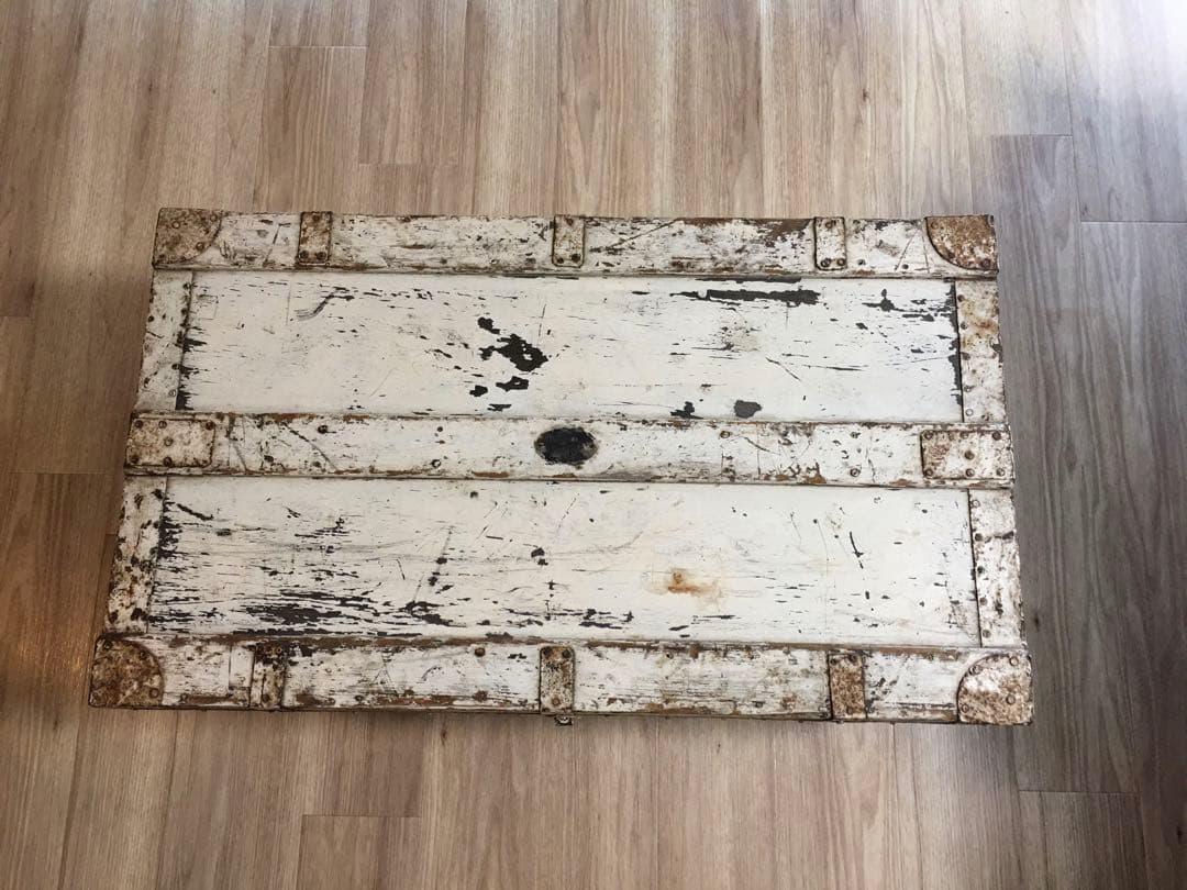 イギリス直輸入アンティーク　ブランケットボックス