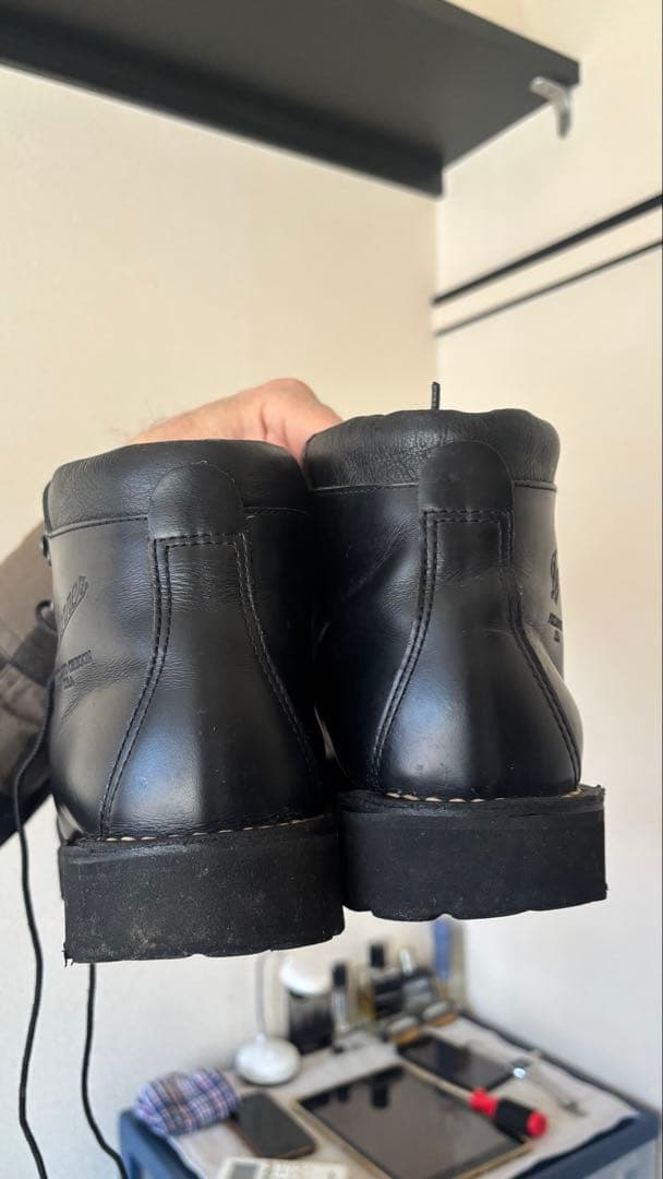 Danner ブラック ハイカットブーツ