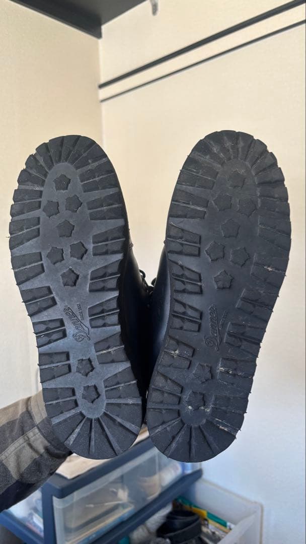 Danner ブラック ハイカットブーツ