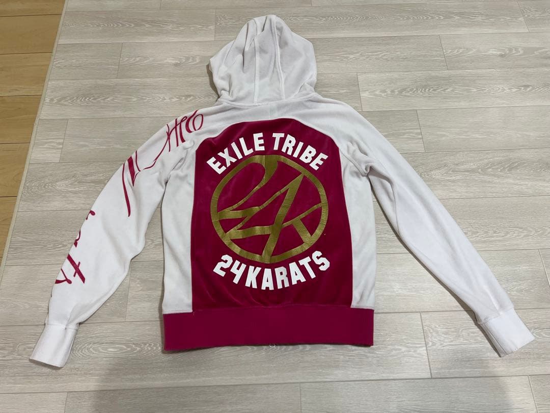 [yuuu]24karats おまけ付き　上下セットアップ ベロア M