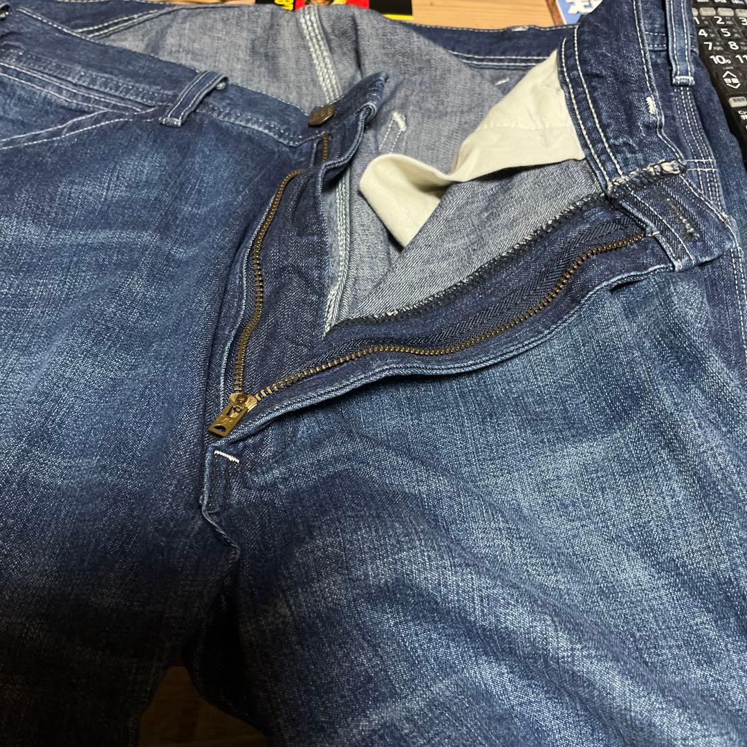 Lee LM7288ワークパンツ XLミッドブルー 未使用タグ付き