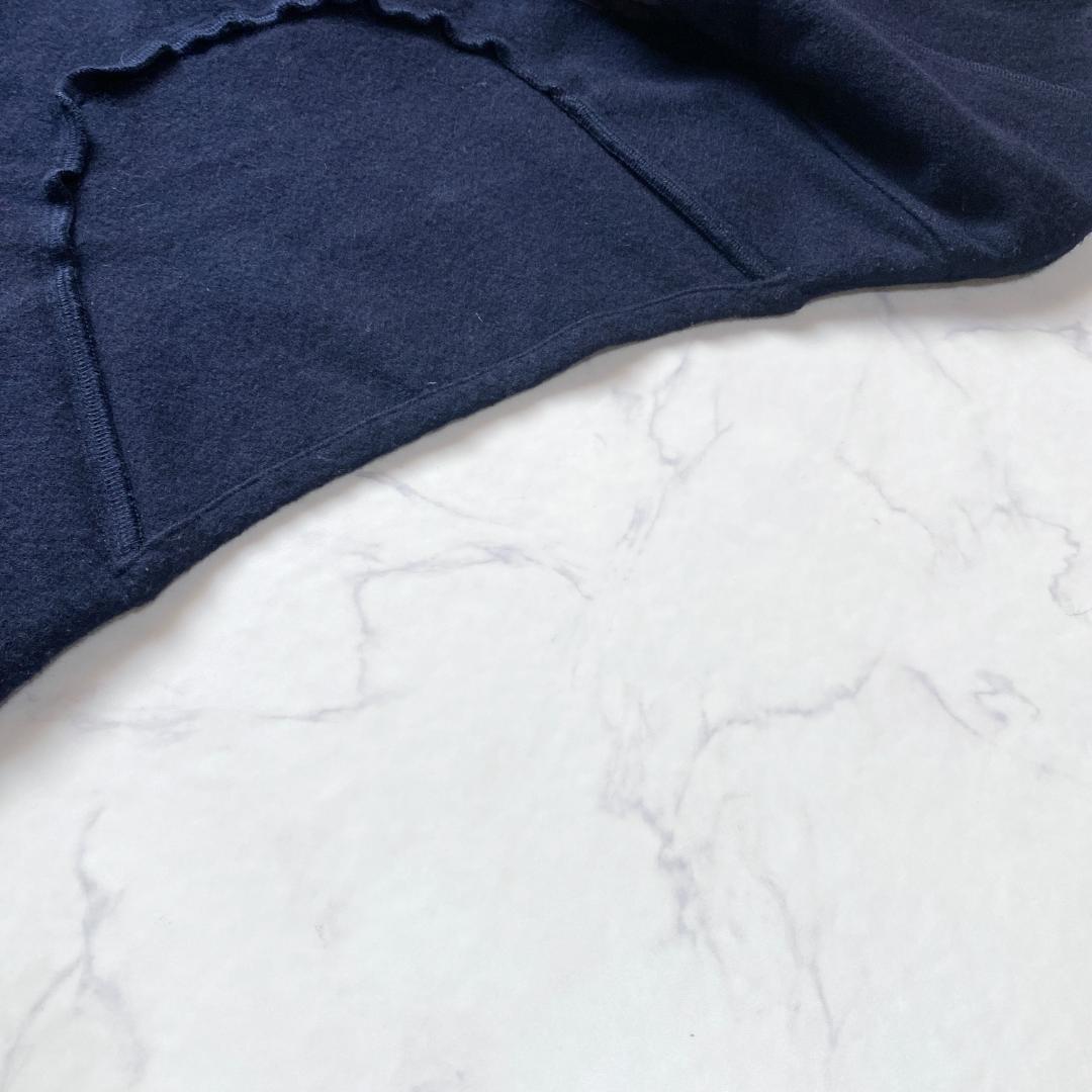 キャピタル アシンメトリー ウールベスト ネイビー XS