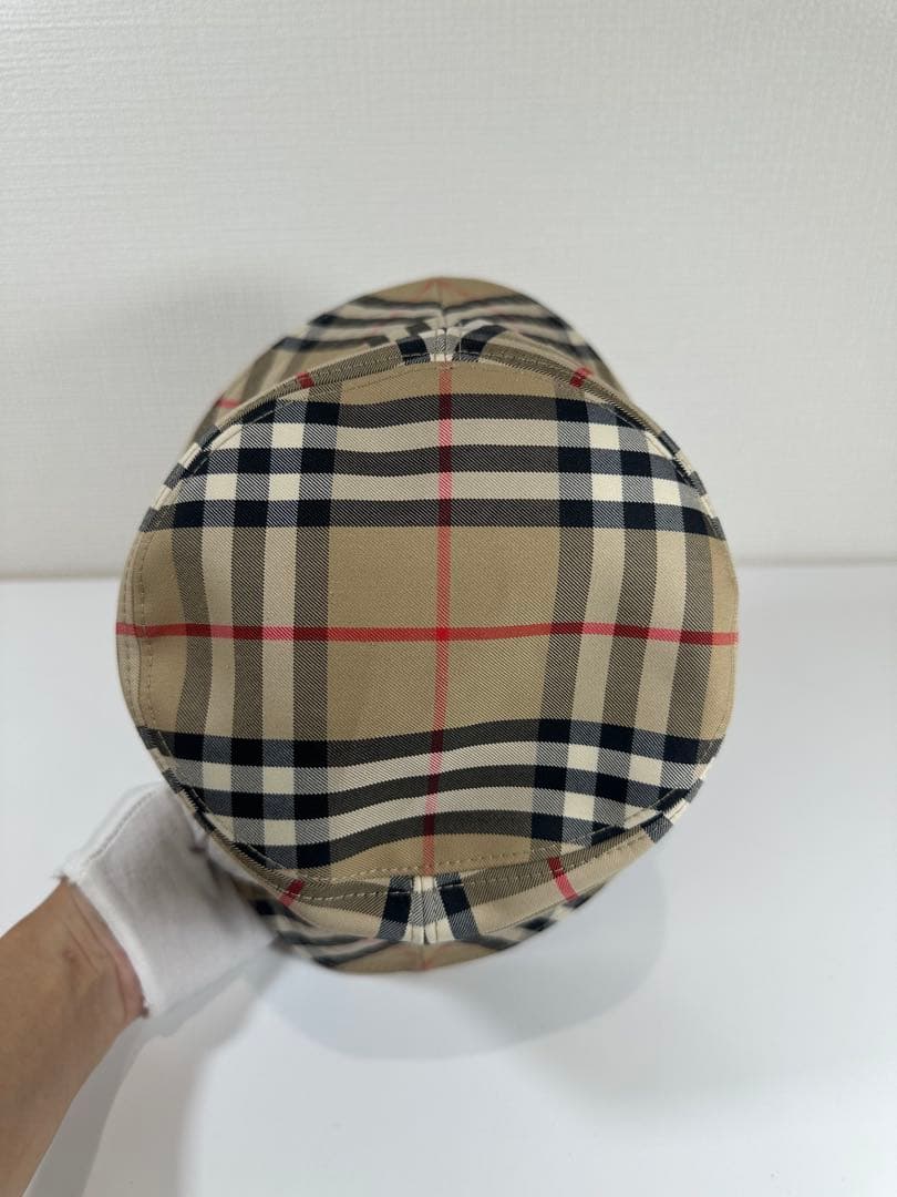 BURBERRY 【新品未使用】チェック柄 バケットハット サイズS