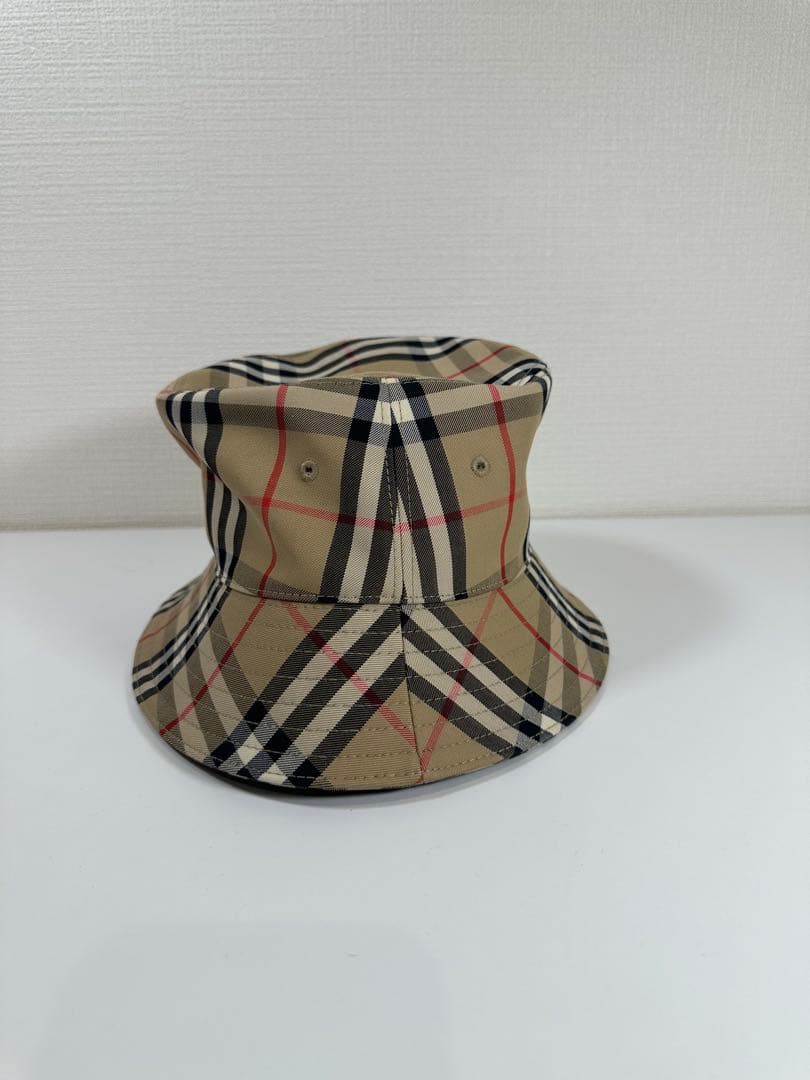 BURBERRY 【新品未使用】チェック柄 バケットハット サイズS
