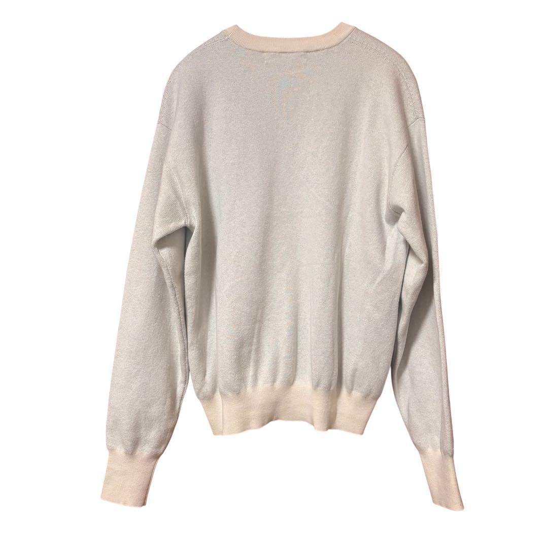 CABaN コットンカシミヤ フラワージャカードプルオーバー　完売品　ホワイト系