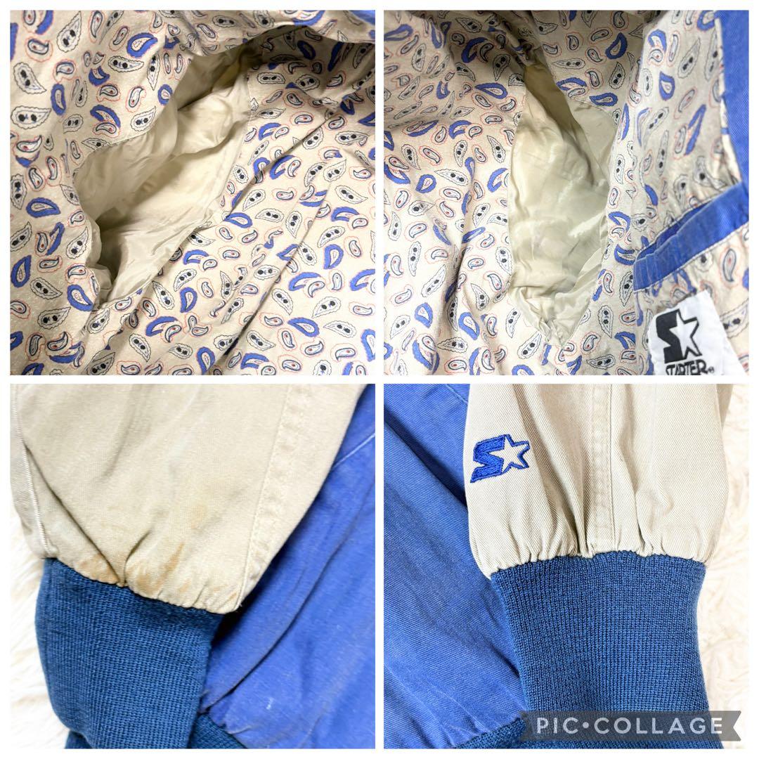 Starter MLB トロントブルージェイズ コットンボタンスタジャン