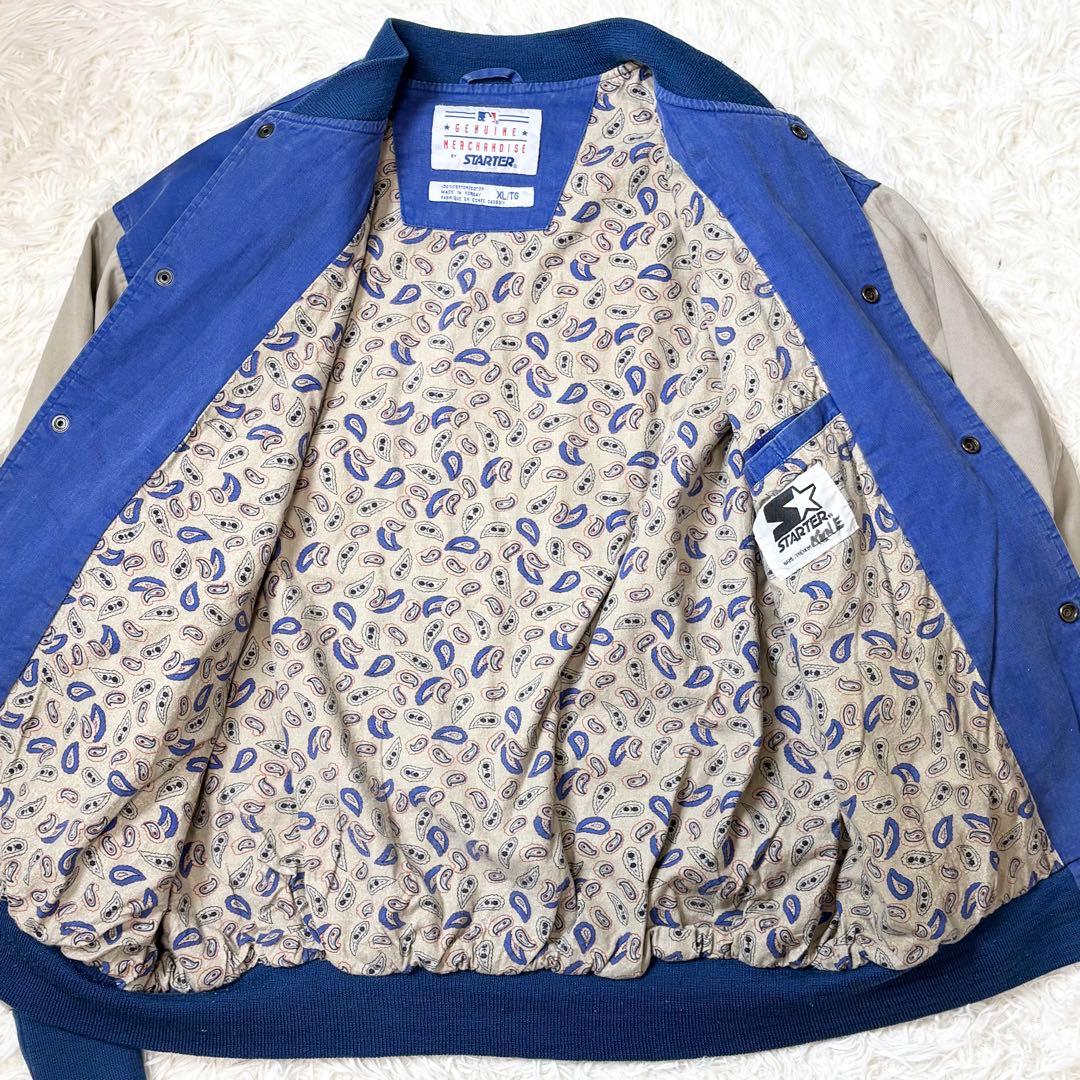 Starter MLB トロントブルージェイズ コットンボタンスタジャン