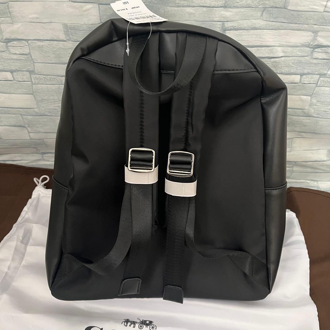 ★新品未使用★ COACH コーチ シグネチャー リュック バックパック 黒