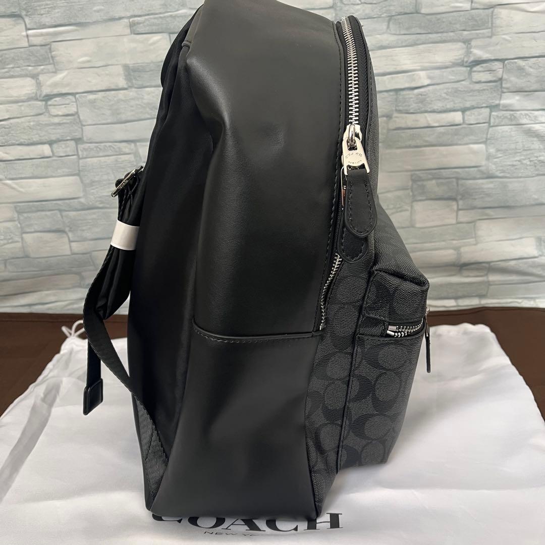 ★新品未使用★ COACH コーチ シグネチャー リュック バックパック 黒