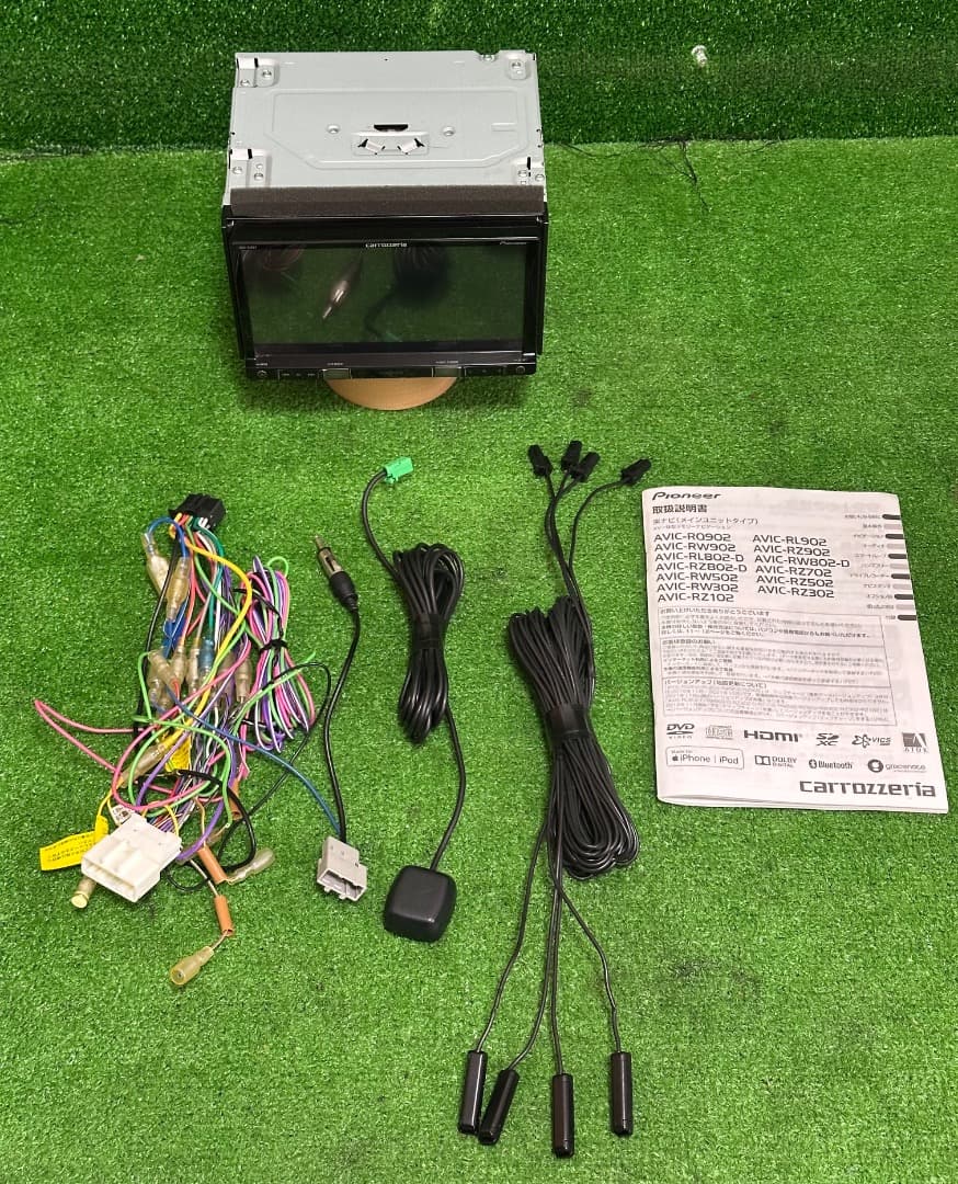 パイオニア AVIC-RZ802-D フルセグナビ。地図データ2018年版。