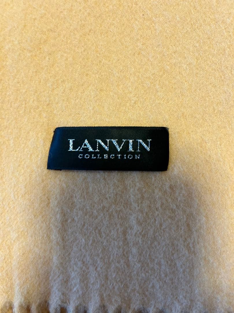 LANVIN ベージュ マフラー