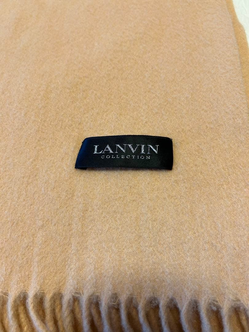 LANVIN ベージュ マフラー