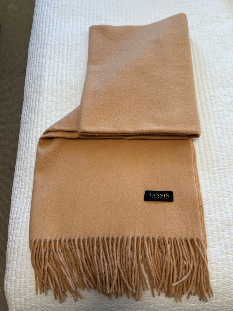 LANVIN ベージュ マフラー