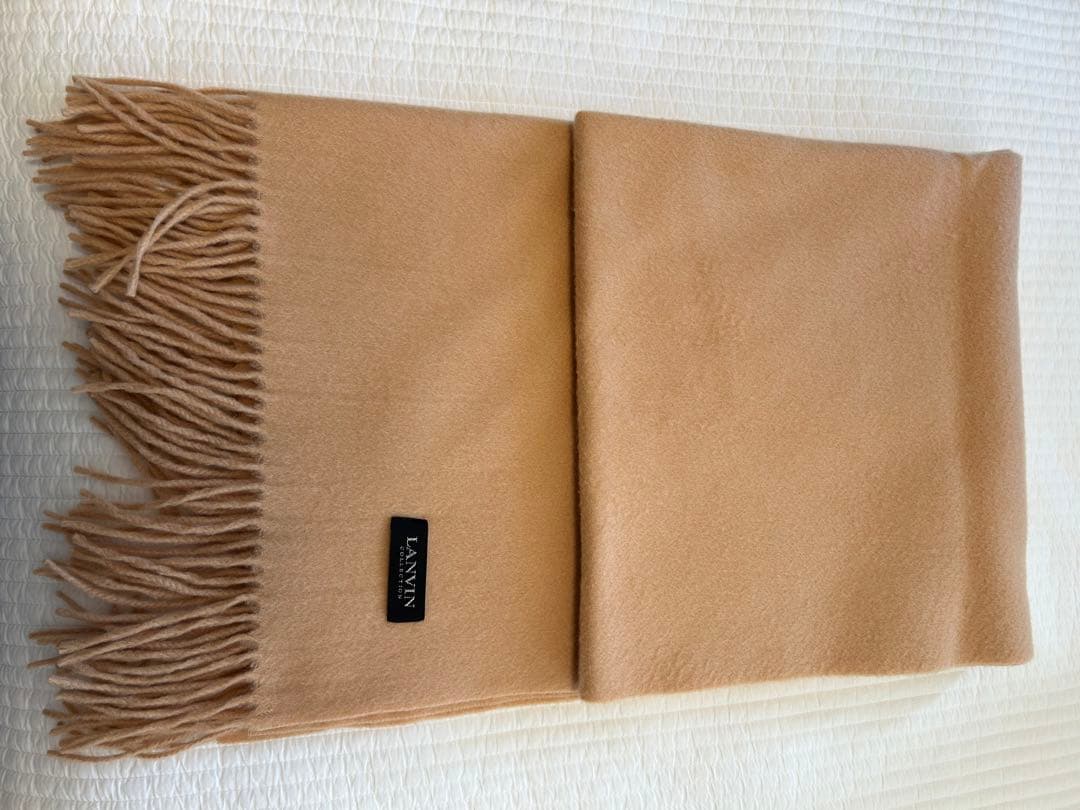 LANVIN ベージュ マフラー