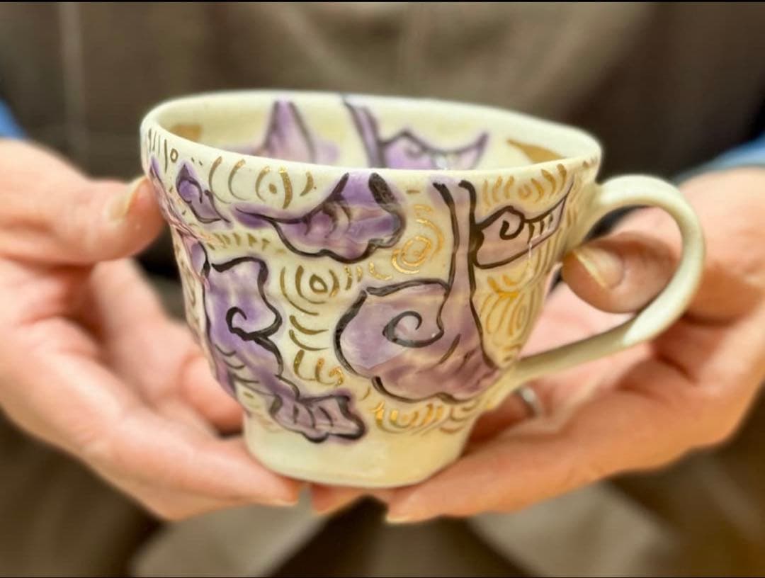 フラワーブーケ 新品　和田一人作　酒杯２個　マグカップ2点