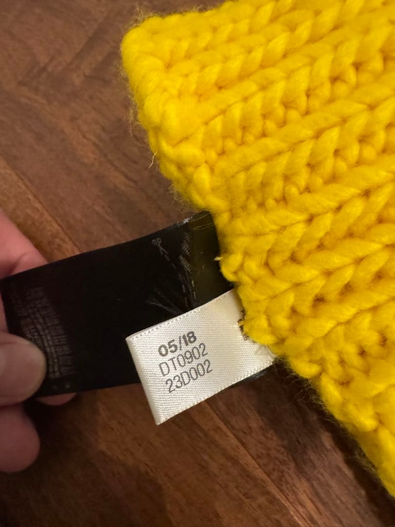 Y-3 ロングマフラー DT0902 / イエロー×ブラック