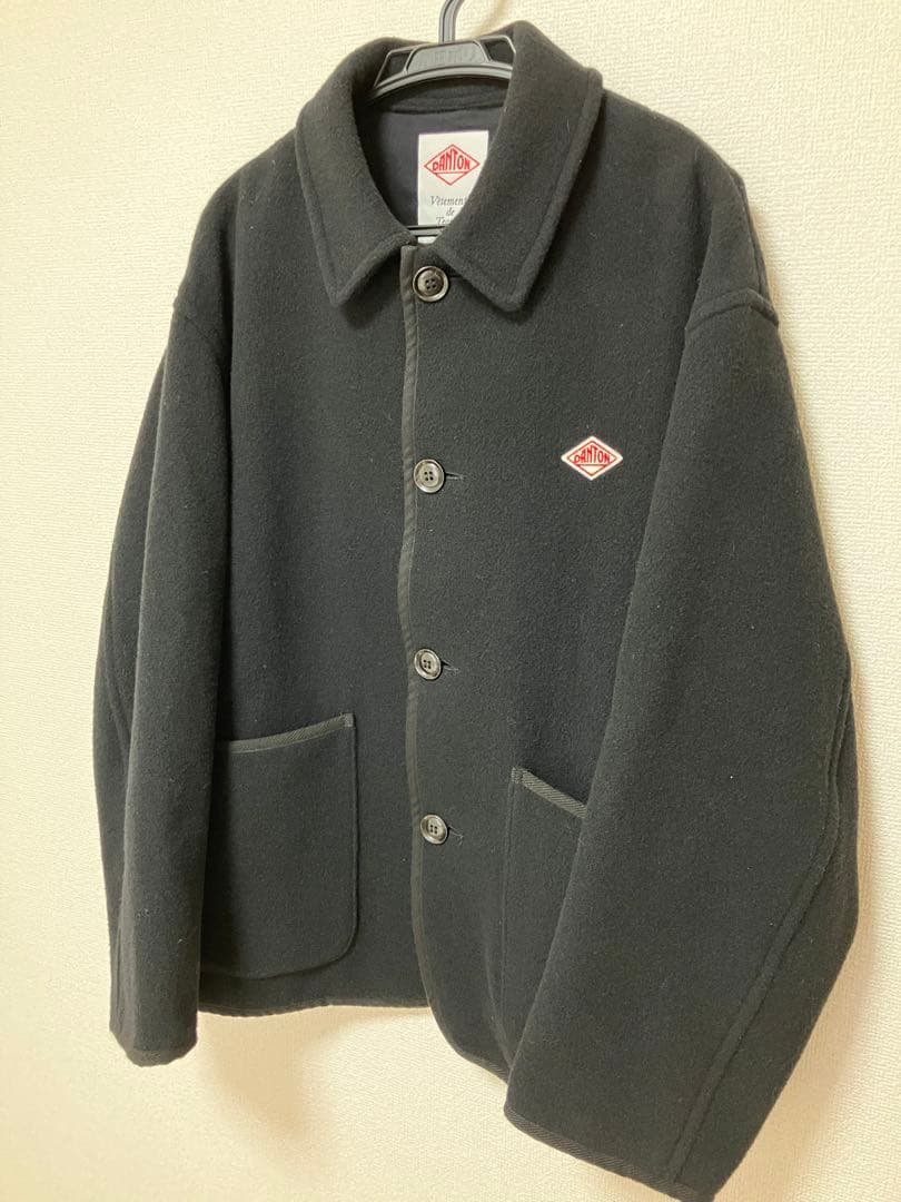 ジャケット・アウター DANTON WOOL RIGHT PILE COVERALLS