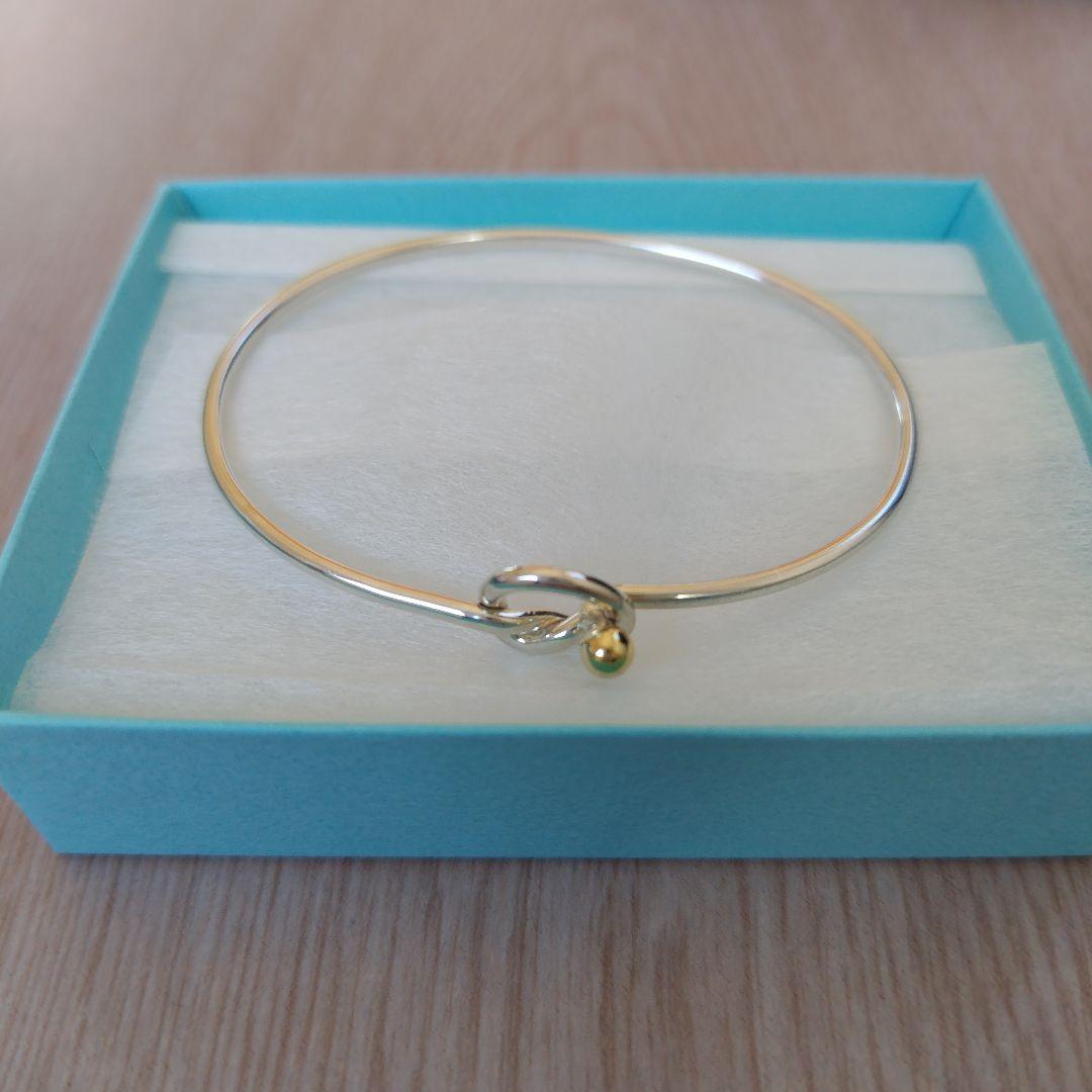 にし様 Tiffany バングル ラブノット