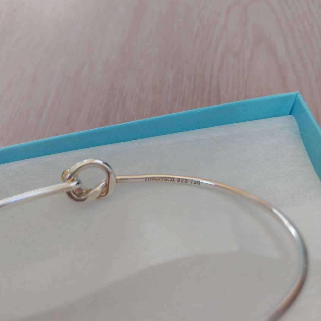 にし様 Tiffany バングル ラブノット