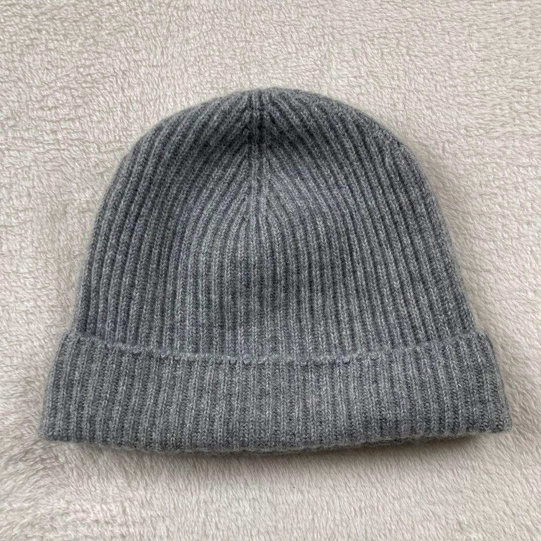 極美品 【カシミヤ100%】Johnstons of Elgin ニット帽