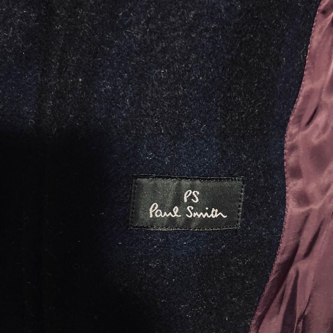 PS Paul Smith チェック ウールメルトン フーディージャケット