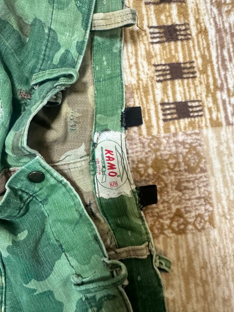 60sミッチェルカモパンツ　ヴィンテージ　カスタム　リバーシブル