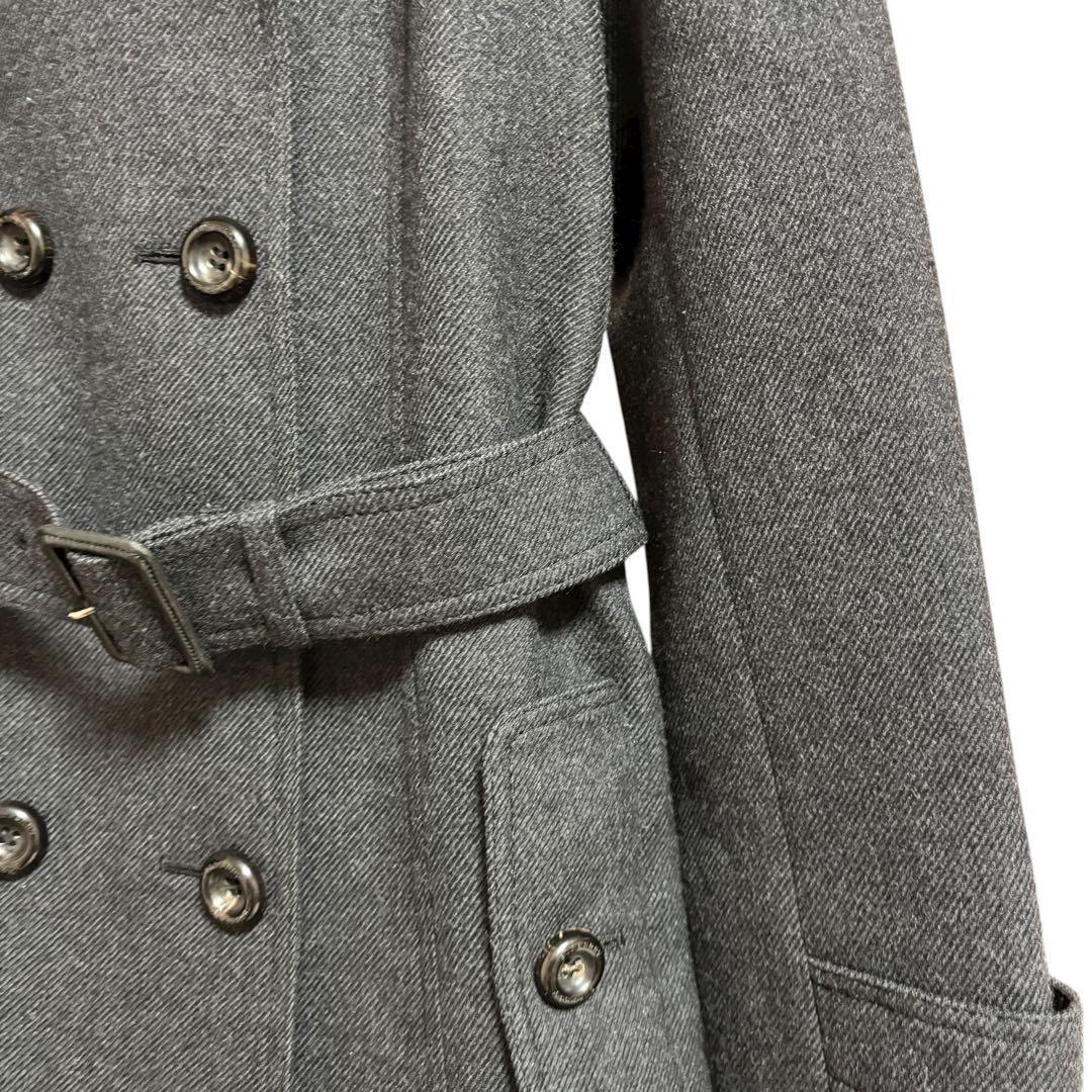 極美品！ BURBERRY LONDON スタンドカラー 2way ウールコート