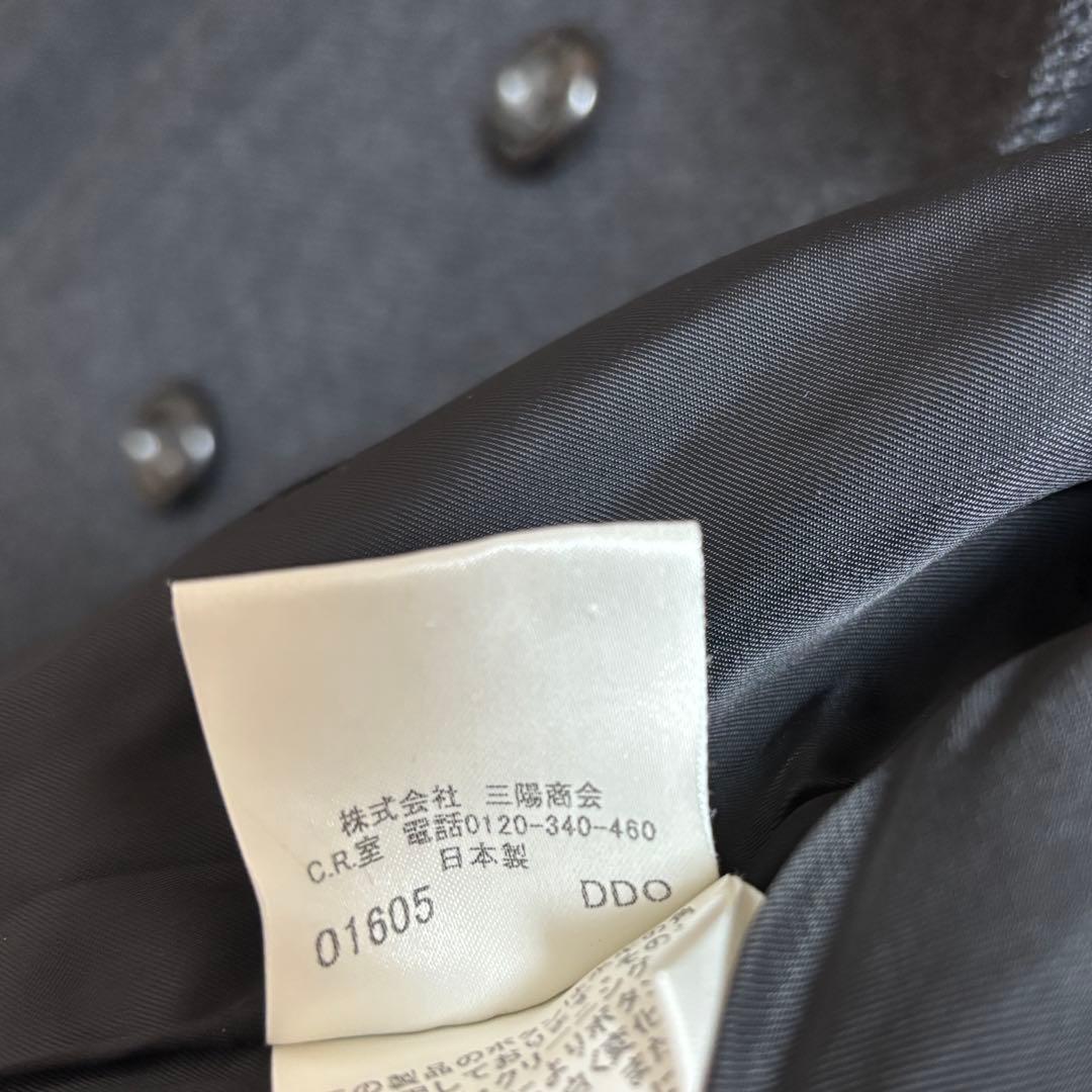 極美品！ BURBERRY LONDON スタンドカラー 2way ウールコート