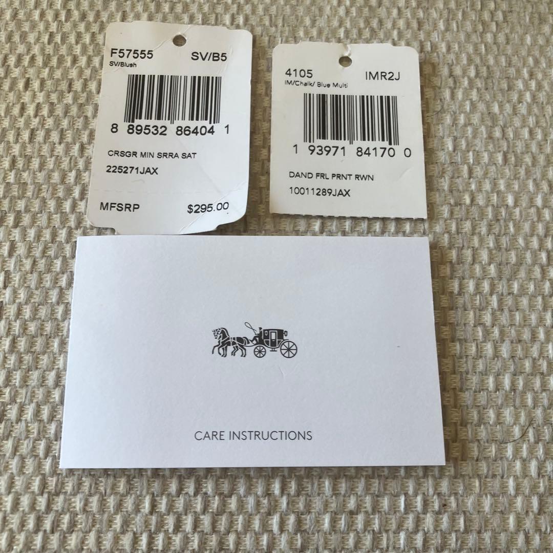 COACH フラワープリント ショルダーバッグ　コラ