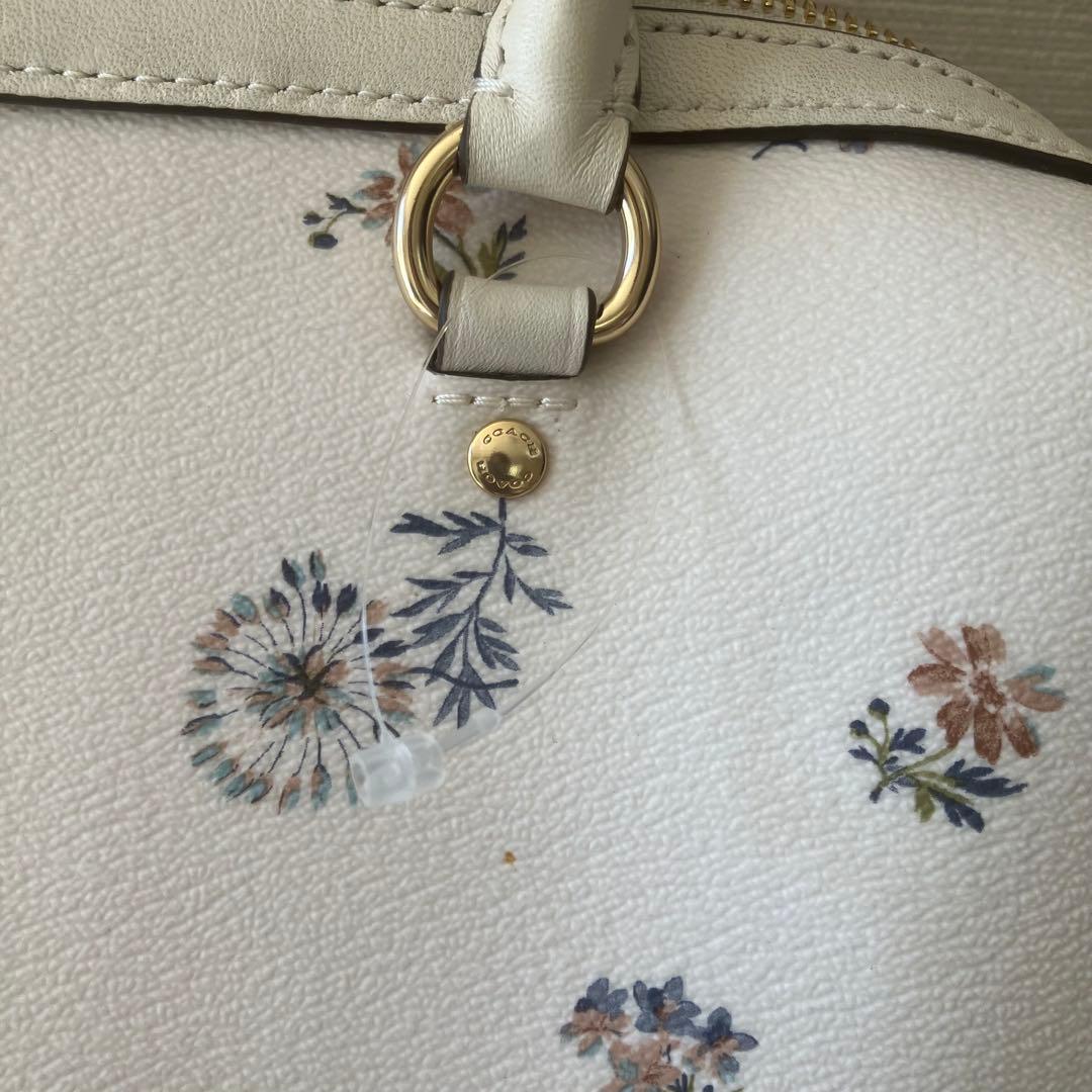COACH フラワープリント ショルダーバッグ　コラ