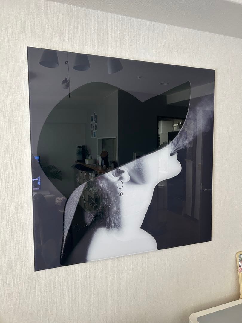 Francfranc フランフラン アクリルアート ウーマン ウィズ ハット