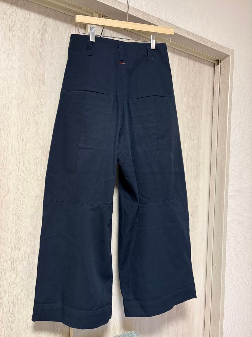 shinya kozuka シンヤコヅカ 別注バギーパンツ ネイビー XSサイズ