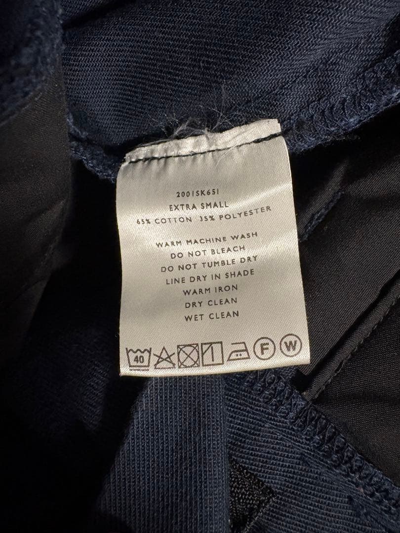 shinya kozuka シンヤコヅカ 別注バギーパンツ ネイビー XSサイズ