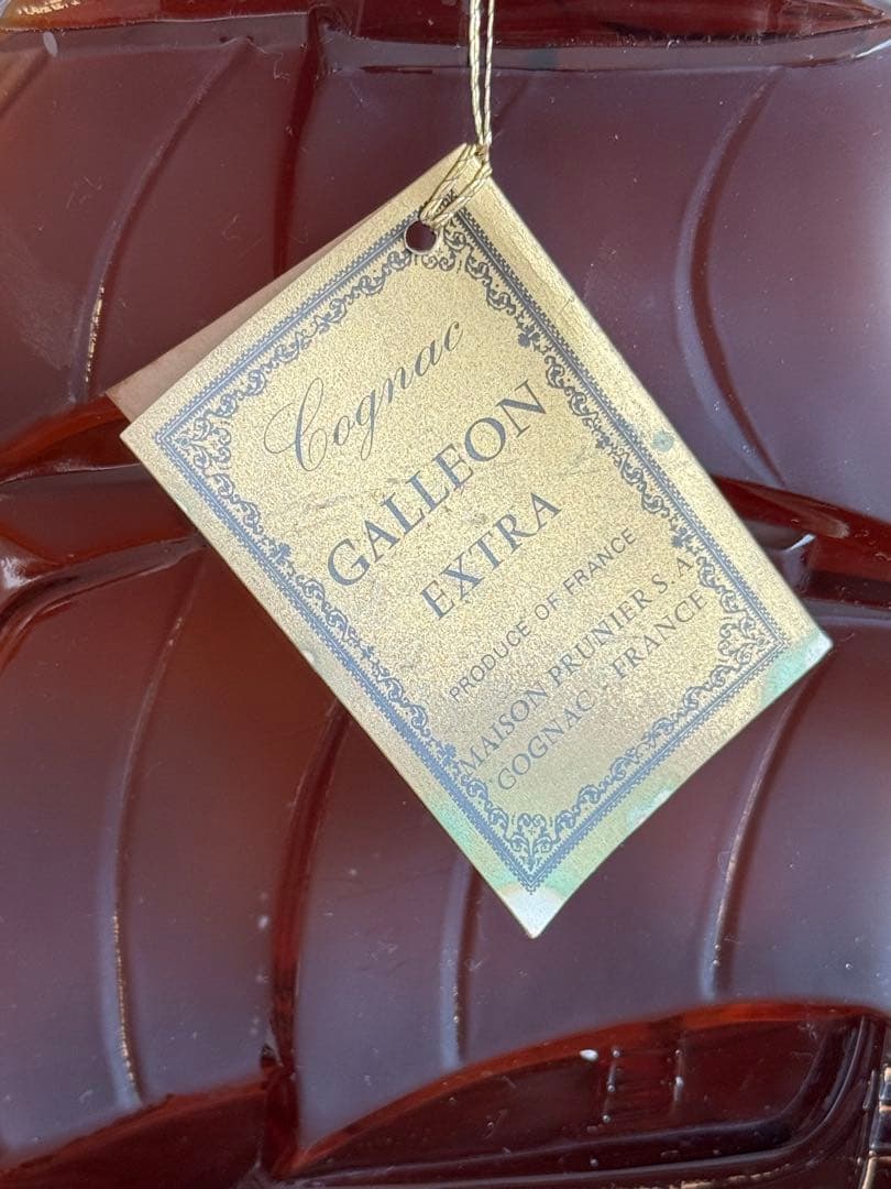 BIDBUYGalleon Extra ブランデー 船型ボトル　700ml
