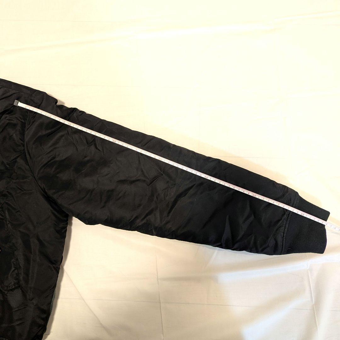 【激レア】SALUTE サルーテ MA-1 マルチポケット 背面ロゴ刺繍 黒 M