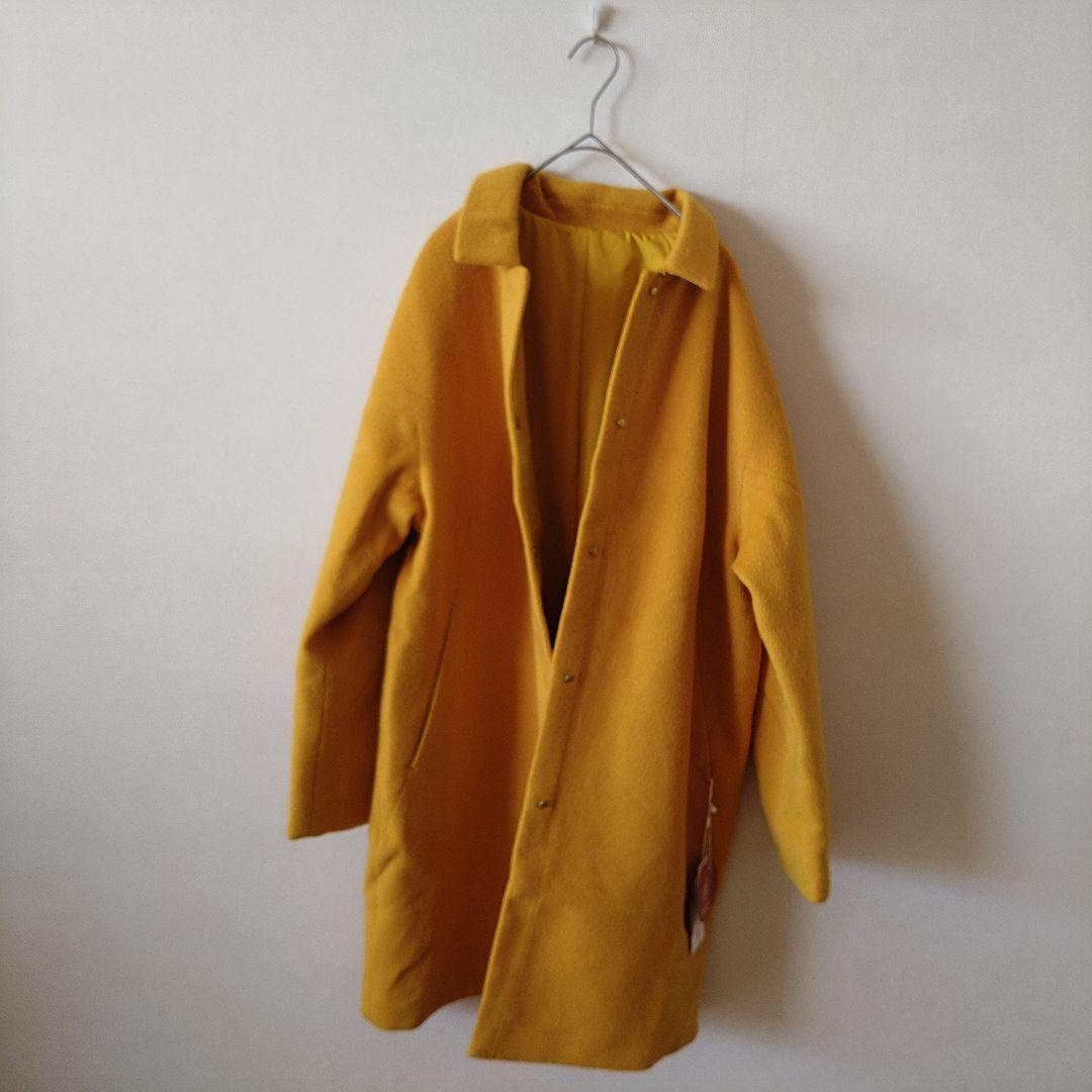 DoCLASSE リバーシブル カシミア混ウールコート 大きいXL 撥水加工