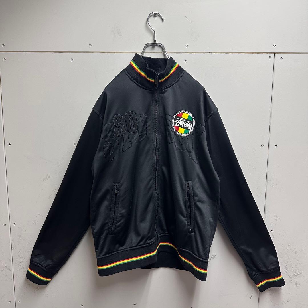 stussy ラスタカラー　ジャージ　トラックジャケット