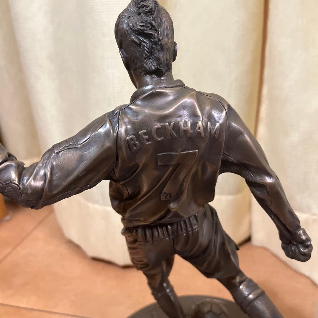 Kartoon ベッカム　ブロンズ像　美品